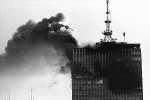 Белградский телецентр после атаки