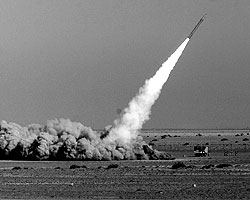 Iran test-fired short-range missiles