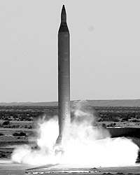 Ракета «Шахаб-3» на старте (фото: ИТАР-ТАСС)