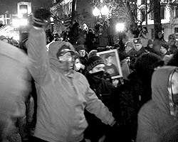 19 января сего года, в минувший вторник, на Петровском бульваре и Чистых прудах состоялась акция против «нацистского терроризма» 