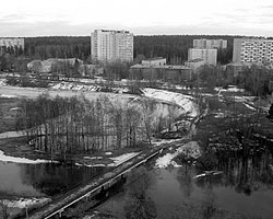 Еще одно предложение по месту для постройки центра - поселок Менделеево под Зеленоградом – это земля, включенная в административную границу Москвы (фото: mendeleevo-online.ru)
