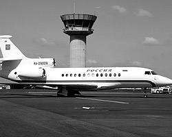 Самолет Falcon, входящий в президентский отряд (нажмите, чтобы увеличить; фото: planepictures.net)