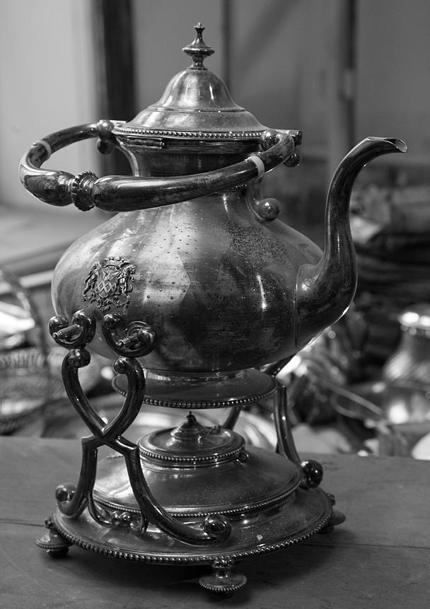 Чайник из серебра