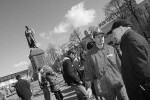 Активисты движения «Наши» на Пушкинской площади
