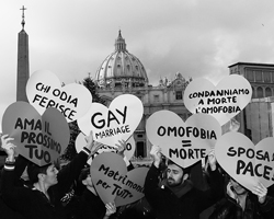 Активисты гей движения на площади Святого Петра(Фото:  Reuters)