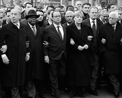 Марш звезд в Париже подавался как всенародное вече в защиту свободы слова. Какую свободу они вышли защищать? (Фото: Reuters)
