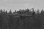 Как сообщают очевидцы, вертолет Ми-28Y неожиданно накренился и стал падать. При столкновении с землей машина загорелась  (фото: <a href="http://www.rzn.info/">rzn.info</a>/Антон Насонов)