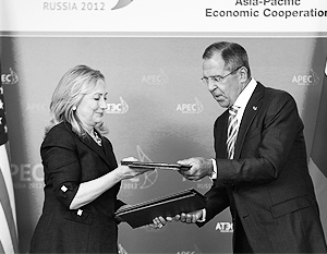 Хилари Клинтон и Сергей Лавров на встрече подписали ряд важных для России и США документов