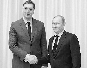 Изначально в протоколе визита Вучича не была прописана встреча с президентом Путиным