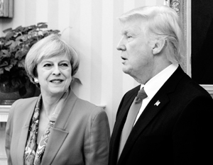 В Белом доме состоялась первая встреча Дональда Трампа с премьер-министром Великобритании Терезой Мэй