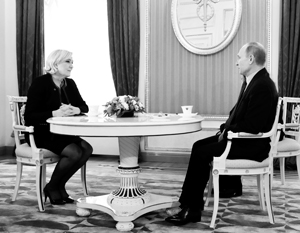 Встреча с Марин Ле Пен обозначила поворот в политике Путина