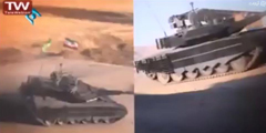 В Сети опубликована фотография новейшего иранского танка Karrar, внешне он сильно напоминает российский танк Т–90СМ «Прорыв» (на фото)