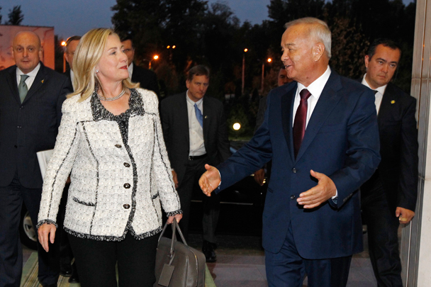 В 2011 году Узбекистан посетила тогдашний госсекретарь США Хиллари Клинтон