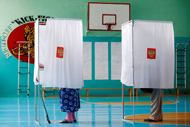 Избирательый участок в Ставрополе
