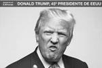 Мимика и жестикуляция избранного президента США дают журналистам богатые возможности для иллюстраций&#160;(фото: El Periodico)