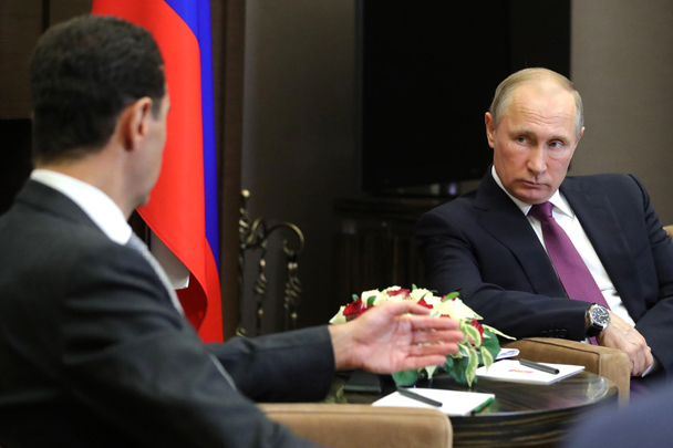 Владимир Путин поздравил сирийского президента с результатами, которых добивается Дамаск в борьбе с террористами, приближаясь к их «окончательному, неизбежному разгрому»