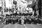 Музыкальное сопровождение свадебной церемонии обеспечивал оркестр ирландских гвардейцев, а также духовой оркестр&#160;(фото: Andrew Parsons/Zuma/Global Look Press)