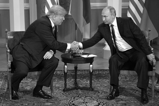 Английский журналист разглядел, как Трамп подмигнул Путину во время открытой для журналистов встречи