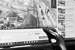 Пуль управления дроном, летающим над Уфой&#160;(фото: Юрий Васильев)