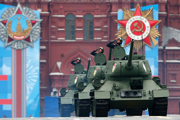 Участие в парадах Победы советских танков Т-34 стало уже традицией. Это один из главных символов Победы над фашизмом