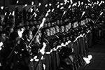 В ходе церемонии оркестр бундесвера, по пожеланию самой Меркель, сыграл среди прочего песню Du hast den Farbfilm vergessen («Ты забыл цветную пленку») панк-рок-исполнительницы из ГДР Нины Хаген&#160;(фото: Emmanuele Contini/Imago/Global Look Press)