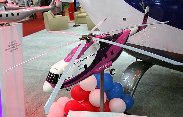 Ми-38 – ближайшая перспектива отечественного вертолетостроения. Спроектирован преимущественно для замены парка вертолетов Ми-8 и Ми-17. Имеет много прогрессивных особенностей, таких как «стеклянная кабина» для двух пилотов, электрическая система управления и широкое использование композитных материалов. В 2015 году планируется начать серийное производство