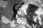 На данной фотографии изображен один из убитых мужчин, которые были застрелены во время операции по уничтожению бен Ладена. Всего на вилле было обнаружено трое безоружных убитых мужчин с многочисленными пулевыми ранениями. Двое в традиционной пакистанской одежде, третий - в европейской рубашке с короткими рукавами. Ни один из убитых не является бен Ладеном&#160;(фото: Reuters)