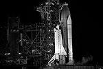 Шаттл Atlantis установлен на стартовой площадке. Он должен доставить на МКС четырех астронавтов