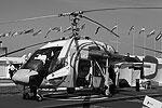 Гостям авиасалона продемонстрировали медицинский вертолет Ка-226Т, разработанный для спасательных и других экстренных служб, представленный промышленным холдингом «Вертолеты России»&#160;(фото: ИТАР-ТАСС)