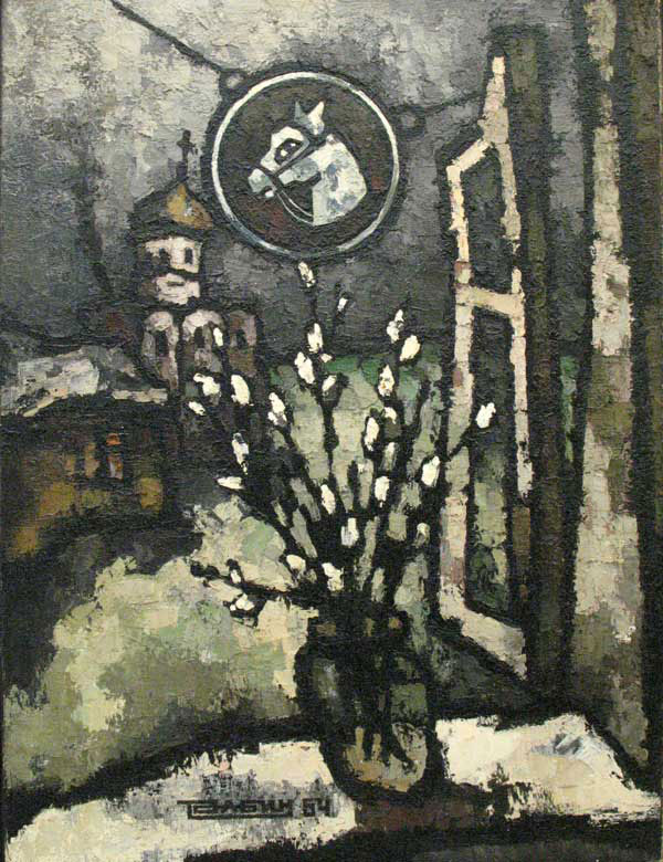 Оскар Рабин, «Храм Флора и Лавра» (1964). Средняя цена на его картины – порядка 200–300 тыс. евро