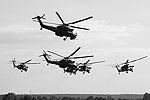 Пилотаж шестеркой на вертолете Ми-28Н «Ночной охотник»&#160;(фото: Сергей Александров/ВЗГЛЯД)