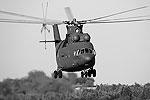 Тяжелый военно-транспортный вертолет Ми-26 в новой серой окраске ВВС России&#160;(фото: Сергей Александров/ВЗГЛЯД)