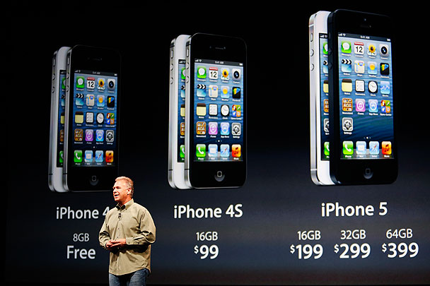 Ценовые категории iPhone 5, 4S и 4