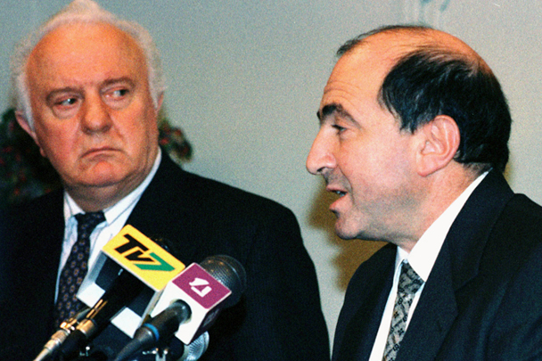Проводил консультации Березовский и с президентом Грузии Эдуардом Шеварднадзе