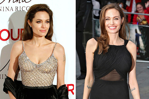 Анджелина Джоли впервые вышла в свет после мастэктомии (фото) .