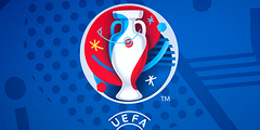 В Париже прошла официальная презентация логотипа чемпионата Европы по футболу 2016 года, разработанного экспертами УЕФА. Чемпионат пройдет во Франции, поэтому логотип выполнен в цветах французского государственного флага: красный, синий, белый