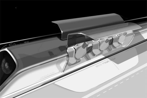 Внутри Hyperloop будет создан неполный вакуум, чтобы уменьшить трение и увеличить скорость перемещения пассажирских капсул на воздушной подушке, рассчитанных на шесть человек