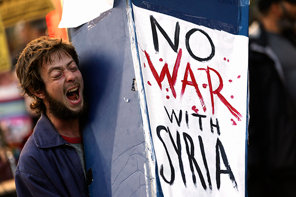 Другие призывали не воевать с Сирией