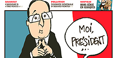 Французские СМИ еще до публикации начали активно обсуждать обложку нового номера еженедельника Charlie Hebdo, который появится на прилавках местных киосков в среду. Там нарисован Франсуа Олланд с расстегнутой ширинкой. Мужское достоинство президента страны произносит одну из предвыборных фраз Олланда