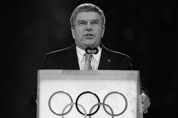Президент Международного олимпийского комитета Томас Бах сказал напутственное слово на открытии Олимпийских игр в Сочи