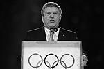 Президент Международного олимпийского комитета Томас Бах сказал напутственное слово на открытии Олимпийских игр в Сочи&#160;(фото: РИА "Новости")