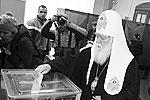 Проголосовал и Филарет (Денисенко) – глава не признанной другими православными церквями Украинской православной церкви Киевского патриархата&#160;(фото: Reuters)