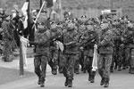 Так солдаты НАТО отметили День независимости Эстонии. Данный праздник проводится ежегодно 24 февраля в честь принятия в Таллине Декларации о независимости Эстонии в 1918 году&#160;(фото: Reuters)