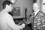 1997 год.  С президентом Борисом Ельциным&#160;(фото: Чумичев/ТАСС)