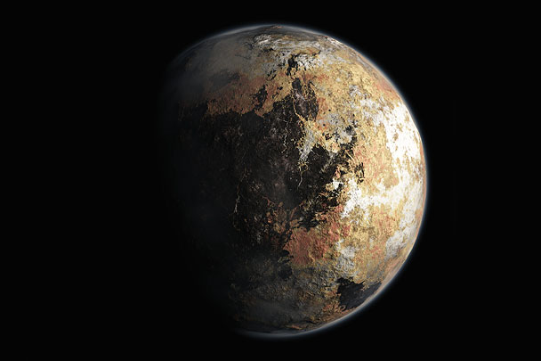 Снимки были получены с межпланетного зонда New Horizons в феврале 2015 года. В НАСА отмечали, что они являются уникальными, так как в последний раз Плутон был сфотографирован еще в 1930 году, а его изображение представляло собой точку. На этот раз качество неизмеримо лучше