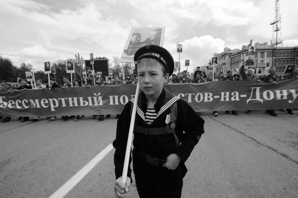 На юге России также шествие было многолюдным, в частности, в Ростове-на-Дону