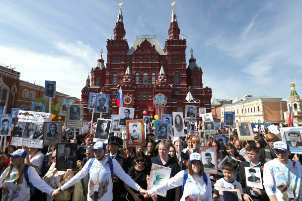 Маршрут шествия пролегал от Белорусского вокзала до Красной площади
