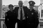 Полицейские сфотографировались с украинским премьером Яценюком&#160;(фото: facebook.com/arsen.avakov.1)