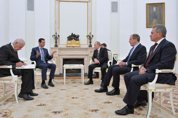 Встречи прошли в том числе и в узком кругу советников и высших должностных лиц, так или иначе принимающих решения относительно ситуации в Сирии