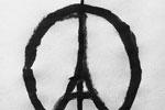 Символ в память о жертвах теракта в Париже тоже своеобразный пацифик&#160;(фото: facebook.com/maria.zakharova.167)